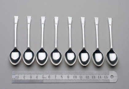 Art Deco coffee spoons (8 in box)